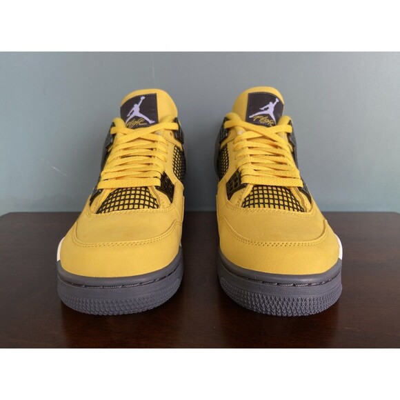Nike Air Jordan 4 Retro "Lightning" Yellow 2021 Men's Size 12 CT8527-700 - Picture 6 of 11